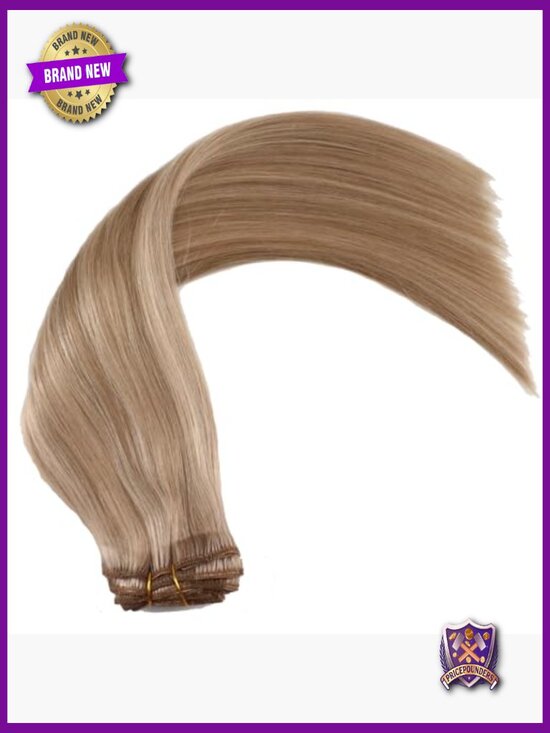 14 Inch Remy Human Hair Clip In Extensions 120g 7pcs Silky Soft main image 4